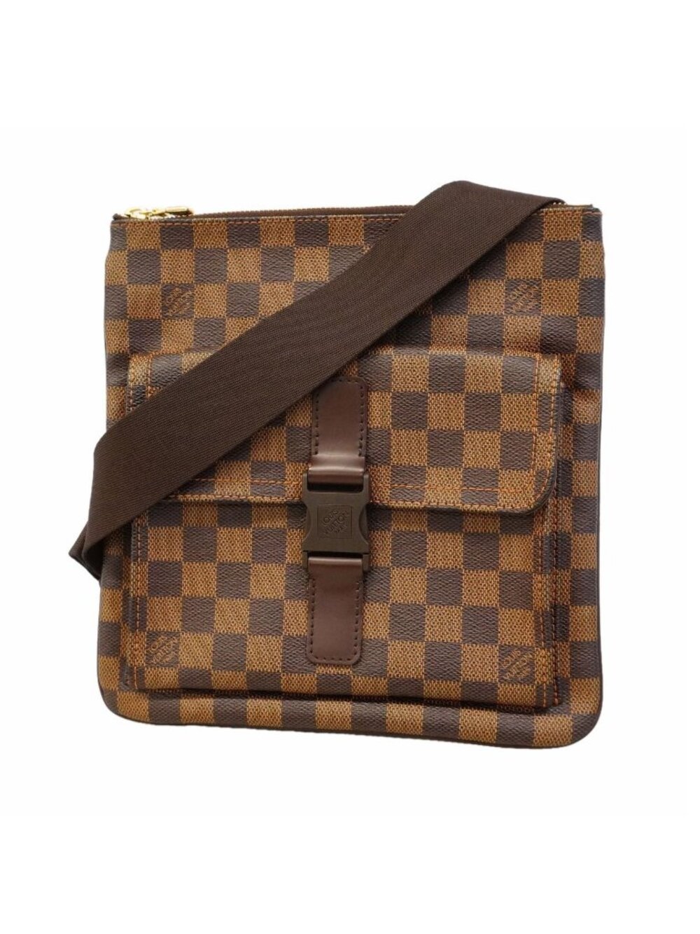 Louis Vuitton Shoulder Bag Damier Pochette Melville Ebene